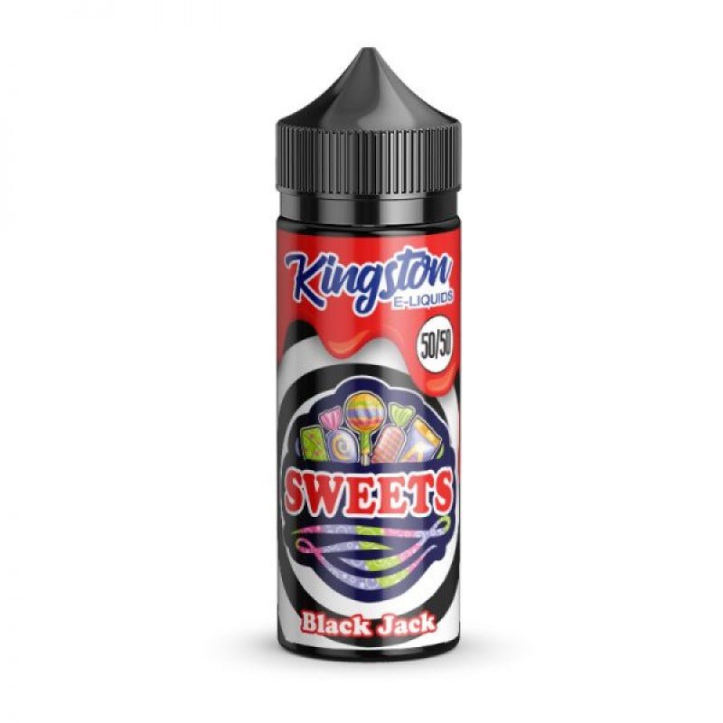 KINGSTON - 100ML BLACK JACK 50/50 0MG SHORTFILL E LIQUID - Super E-cig