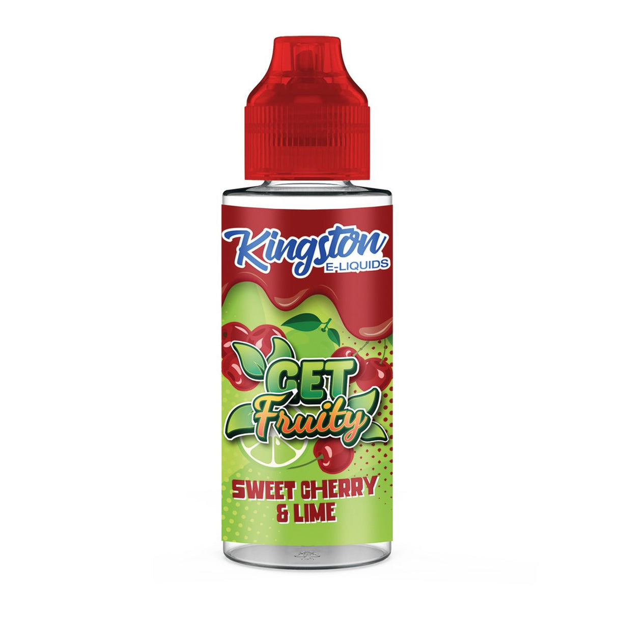 KINGSTON - 100ML GET FRUITY SWEET CHERRY & LIME 0MG SHORTFILL E LIQUID - Super E-cig