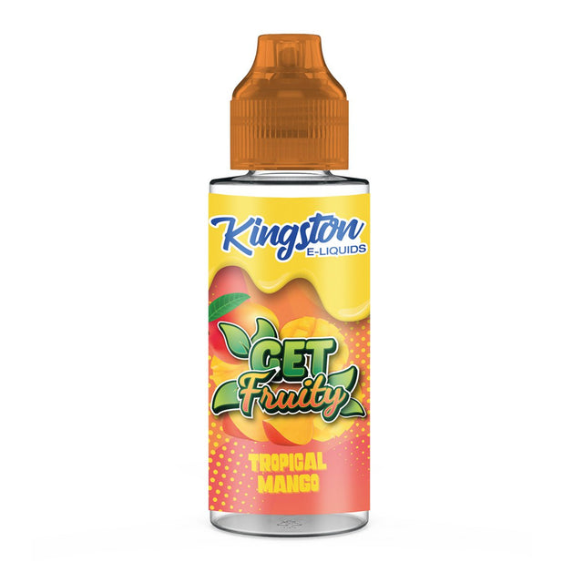 KINGSTON - 100ML GET FRUITY TROPICAL MANGO 0MG SHORTFILL E LIQUID - Super E-cig