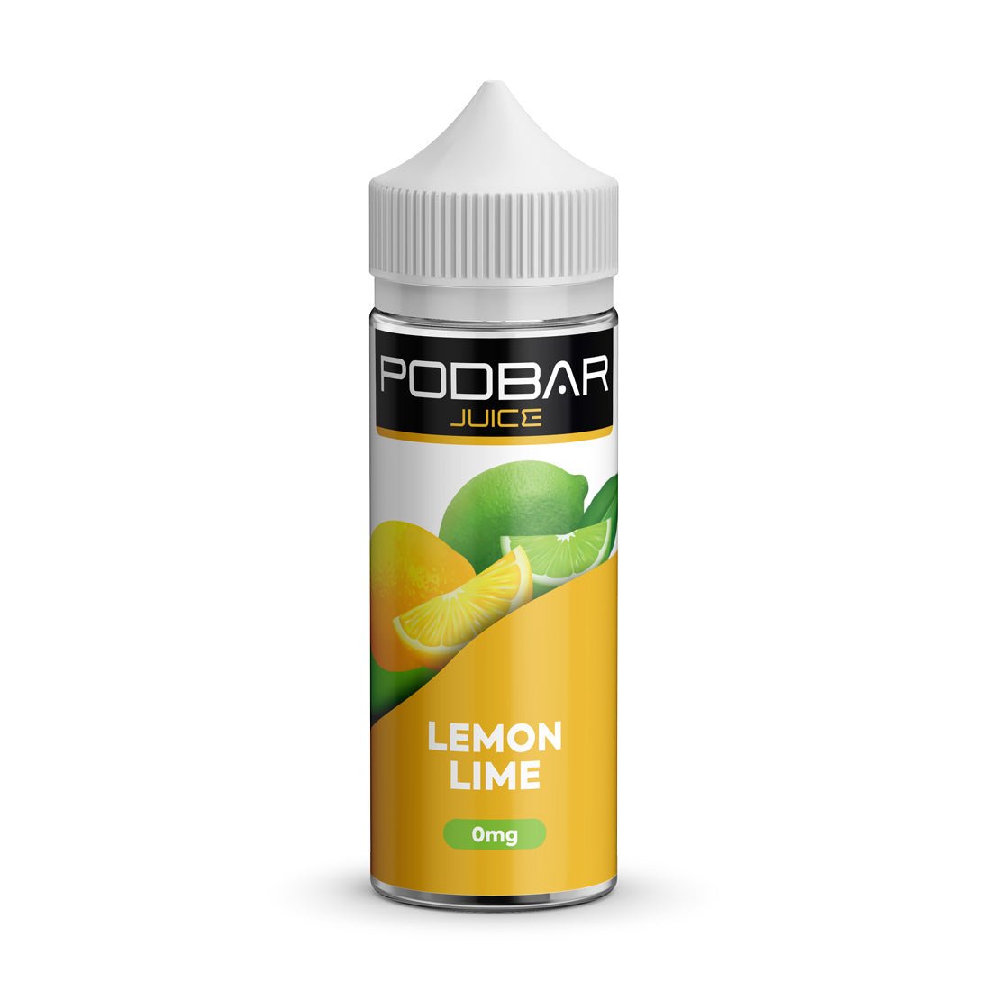 KINGSTON - 100ML PODBAR JUICE LEMON LIME 0MG SHORTFILL E LIQUID - Super E-cig