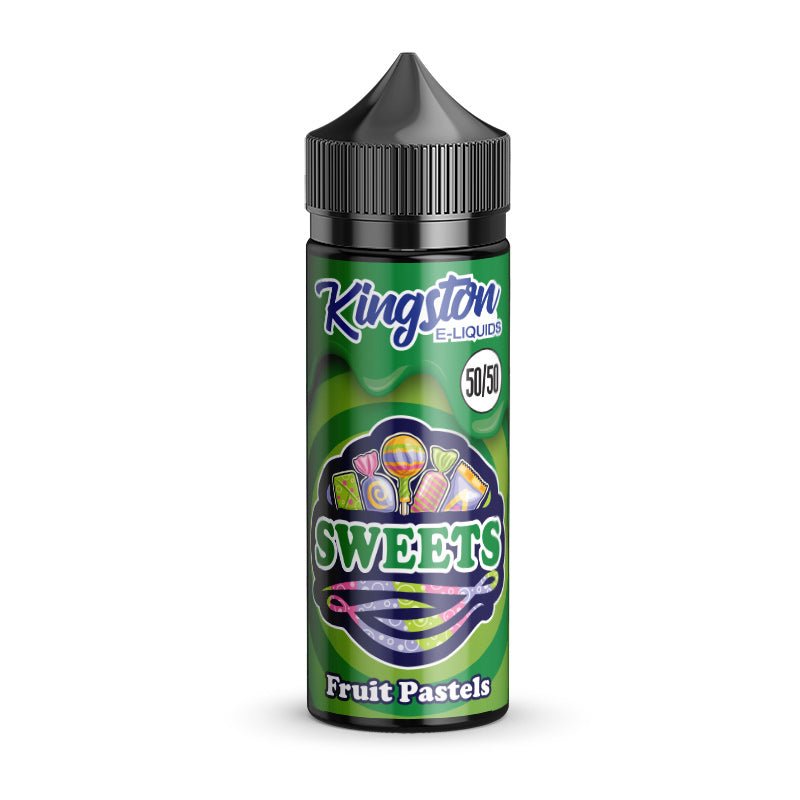 KINGSTON - 100ML SWEETS FRUIT PASTELS 50/50 0MG SHORTFILL E LIQUID - Super E-cig
