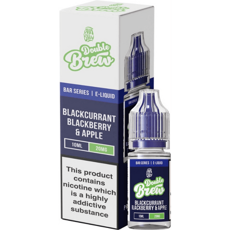 OHM BREW DOUBLE BREW BLACKCURRANT BLACKBERRY & APPLE 10ML NIC SALT E - LIQUID - Super E - cig