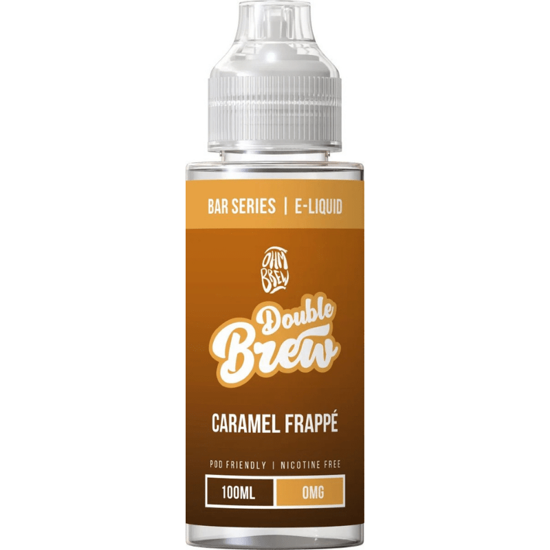 OHM BREW DOUBLE BREW CARAMEL FRAPPE 100ML SHORTFILL E - LIQUID - Super E - cig
