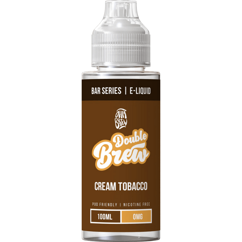 OHM BREW DOUBLE BREW CREAM TOBACCO 100ML SHORTFILL E - LIQUID - Super E - cig