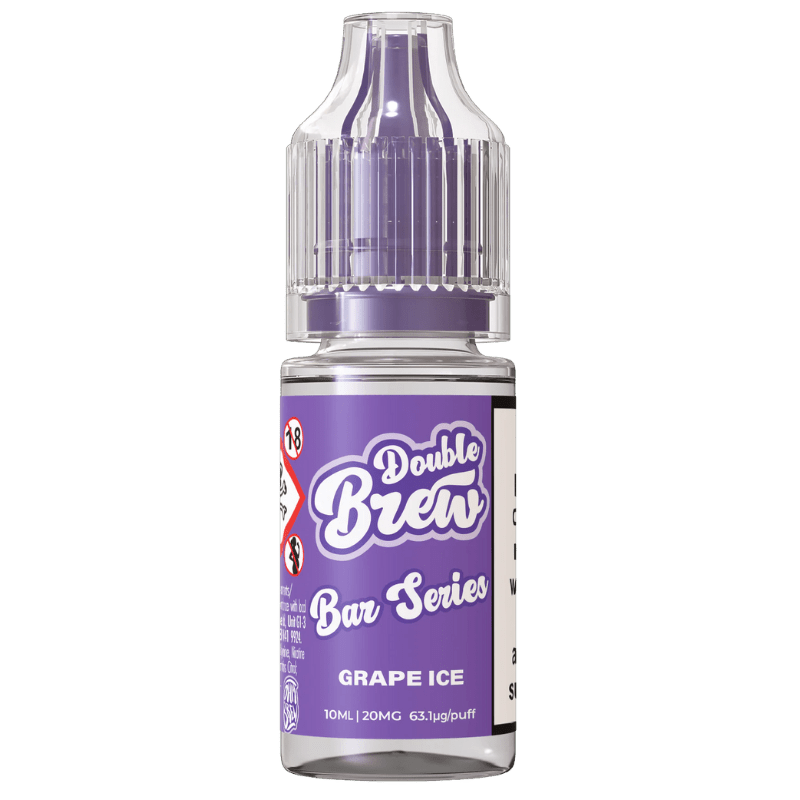 OHM BREW DOUBLE BREW GRAPE ICE 10ML NIC SALT E - LIQUID - Super E - cig
