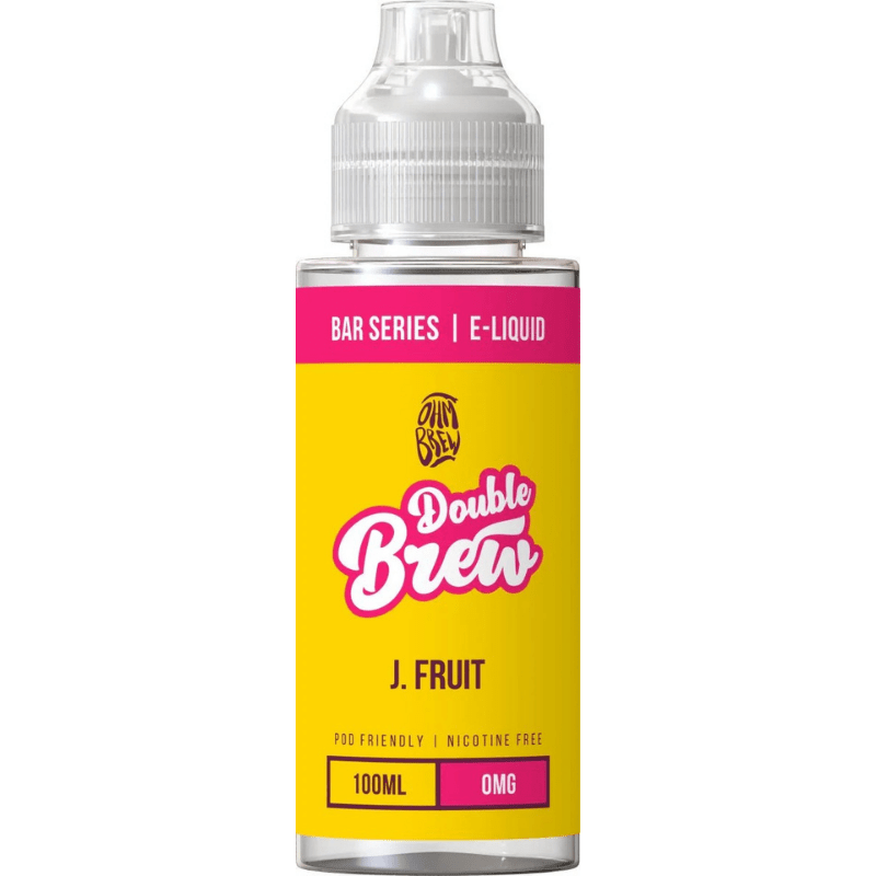 OHM BREW DOUBLE BREW J. FRUIT 100ML SHORTFILL E - LIQUID - Super E - cig