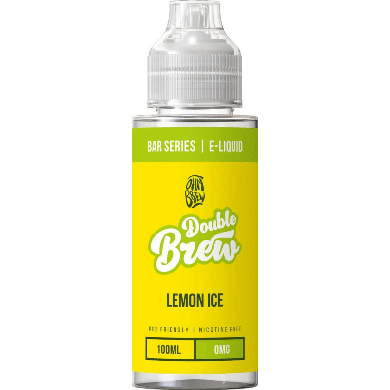 OHM BREW DOUBLE BREW LEMON ICE 100ML SHORTFILL E - LIQUID - Super E - cig