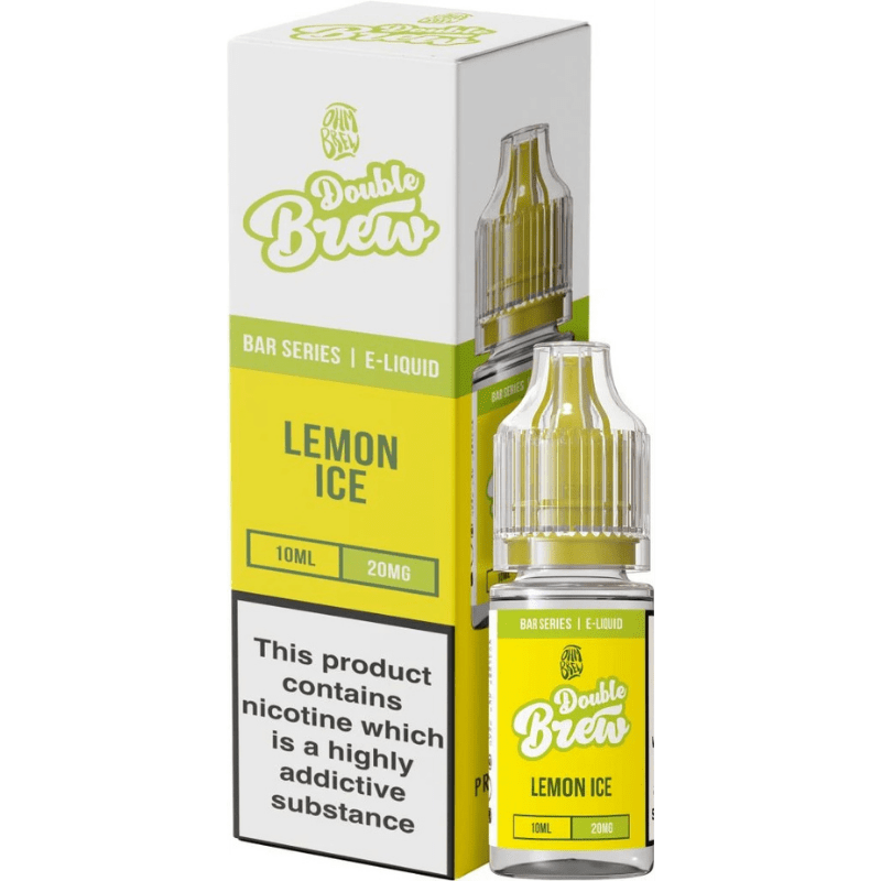 OHM BREW DOUBLE BREW LEMON ICE 10ML NIC SALT E - LIQUID - Super E - cig