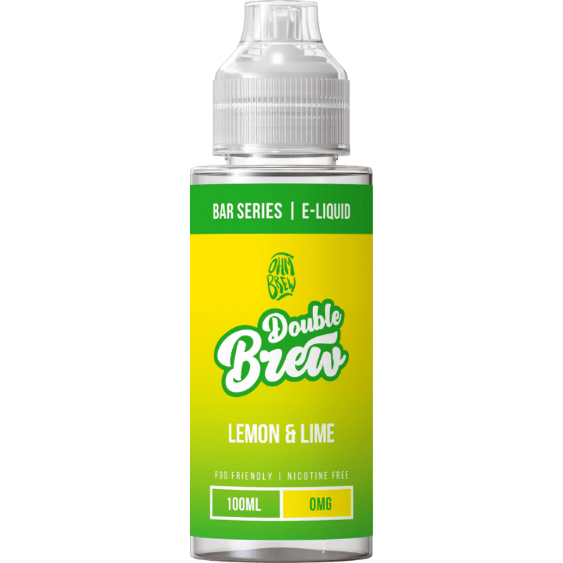 OHM BREW DOUBLE BREW LEMON & LIME 100ML SHORTFILL E - LIQUID - Super E - cig