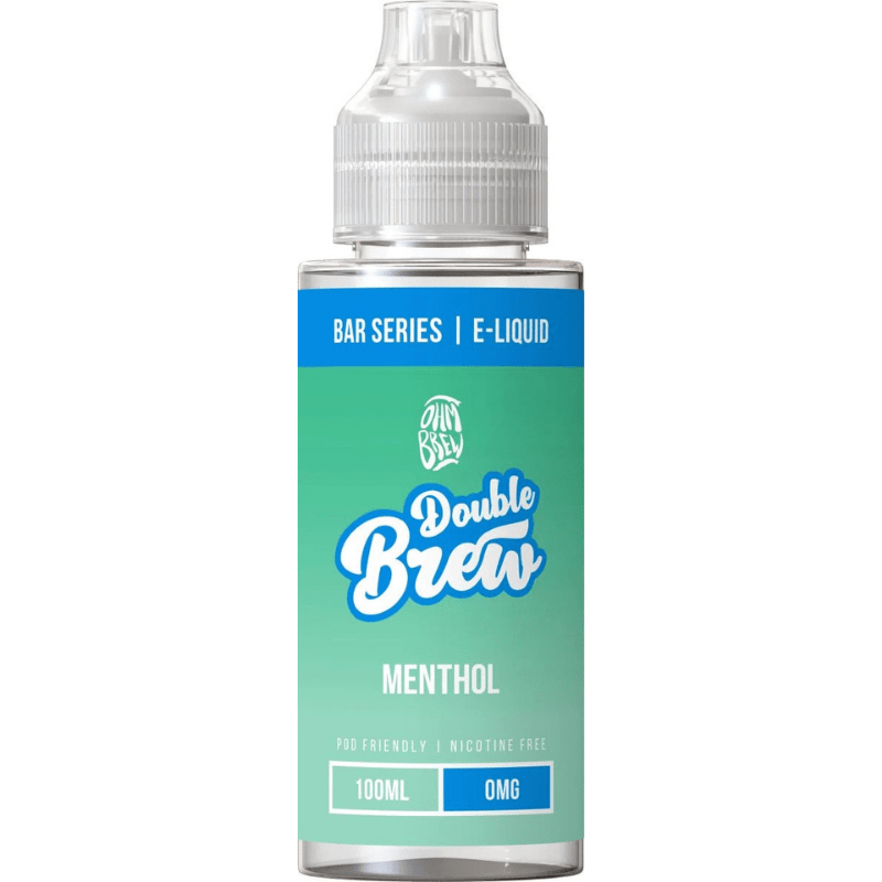 OHM BREW DOUBLE BREW MENTHOL 100ML SHORTFILL E - LIQUID - Super E - cig