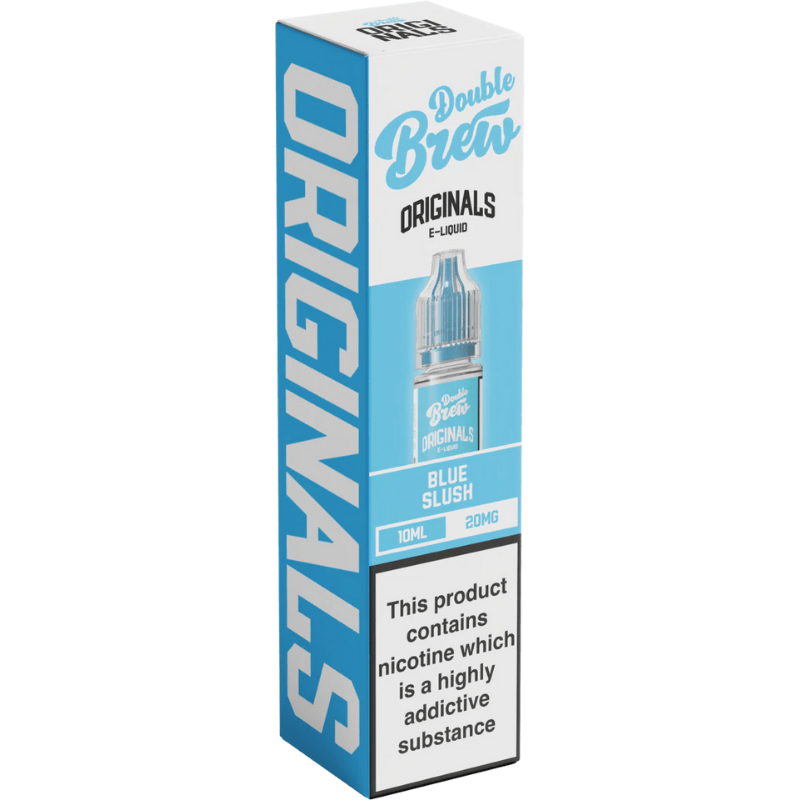 OHM BREW DOUBLE BREW ORIGINALS BLUE SLUSH 10ML NIC SALT E - LIQUID - Super E - cig