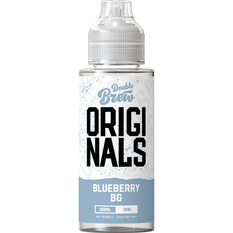 OHM BREW DOUBLE BREW ORIGINALS BLUEBERRY BG 100ML SHORTFILL E - LIQUID - Super E - cig