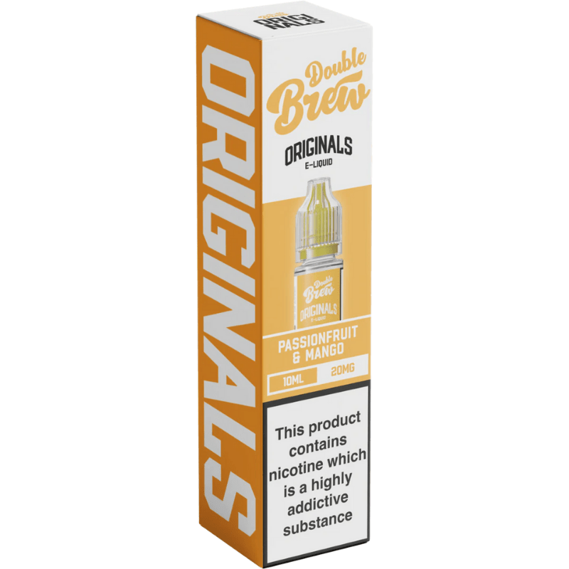 OHM BREW DOUBLE BREW ORIGINALS PASSIONFRUIT MANGO 10ML NIC SALT E - LIQUID - Super E - cig