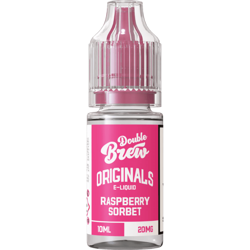 OHM BREW DOUBLE BREW ORIGINALS RASPBERRY SORBET 10ML NIC SALT E - LIQUID - Super E - cig