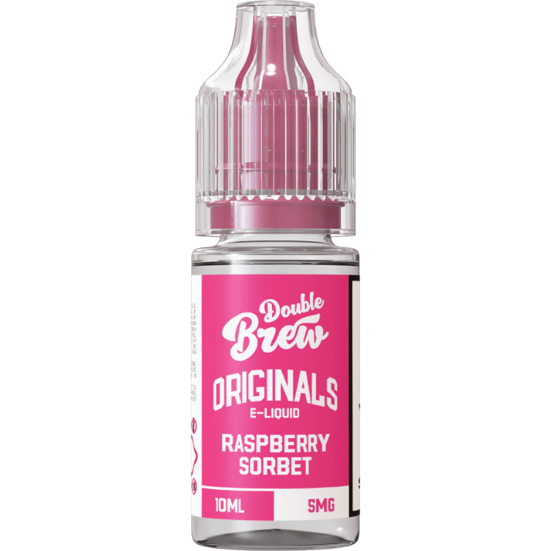 OHM BREW DOUBLE BREW ORIGINALS RASPBERRY SORBET 10ML NIC SALT E - LIQUID - Super E - cig