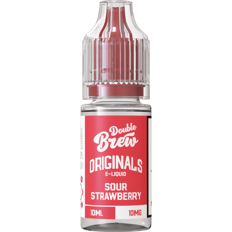 OHM BREW DOUBLE BREW ORIGINALS SOUR STRAWBERRY 10ML NIC SALT E - LIQUID - Super E - cig