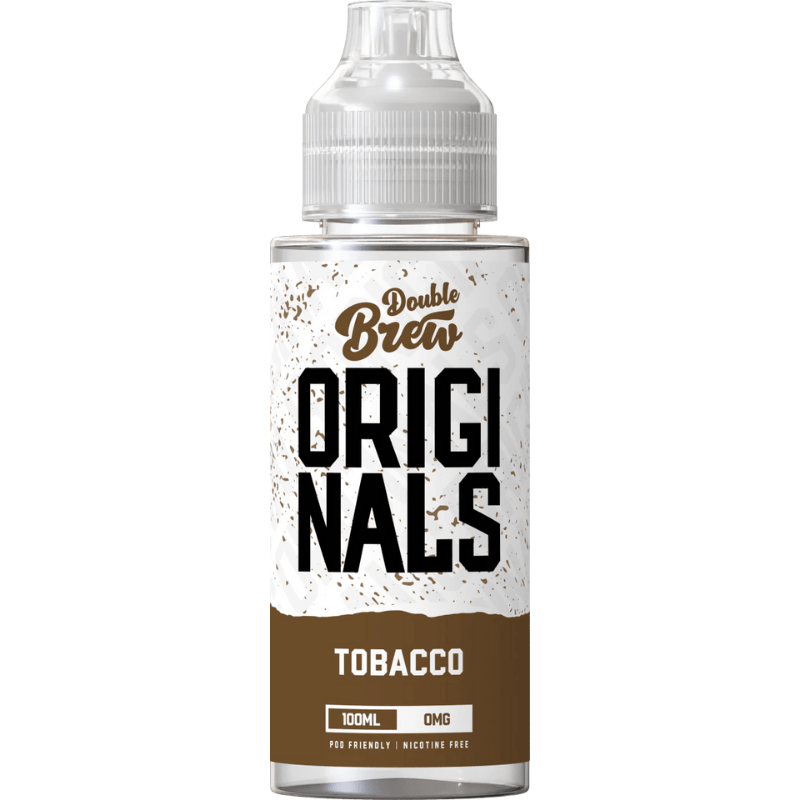 OHM BREW DOUBLE BREW ORIGINALS TOBACCO 100ML SHORTFILL E - LIQUID - Super E - cig