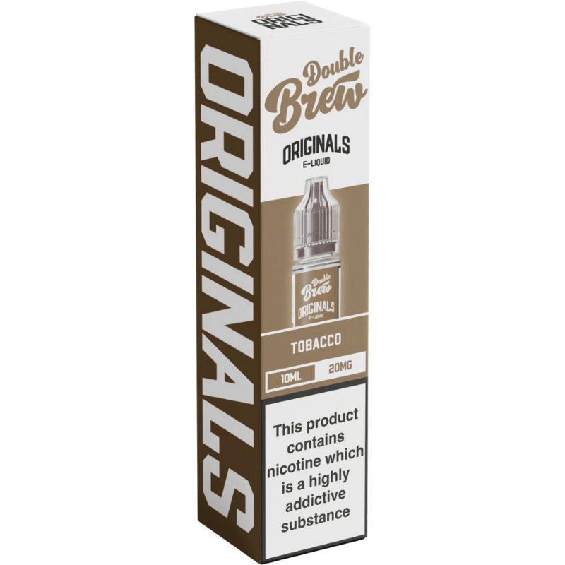 OHM BREW DOUBLE BREW ORIGINALS TOBACCO 10ML NIC SALT E - LIQUID - Super E - cig