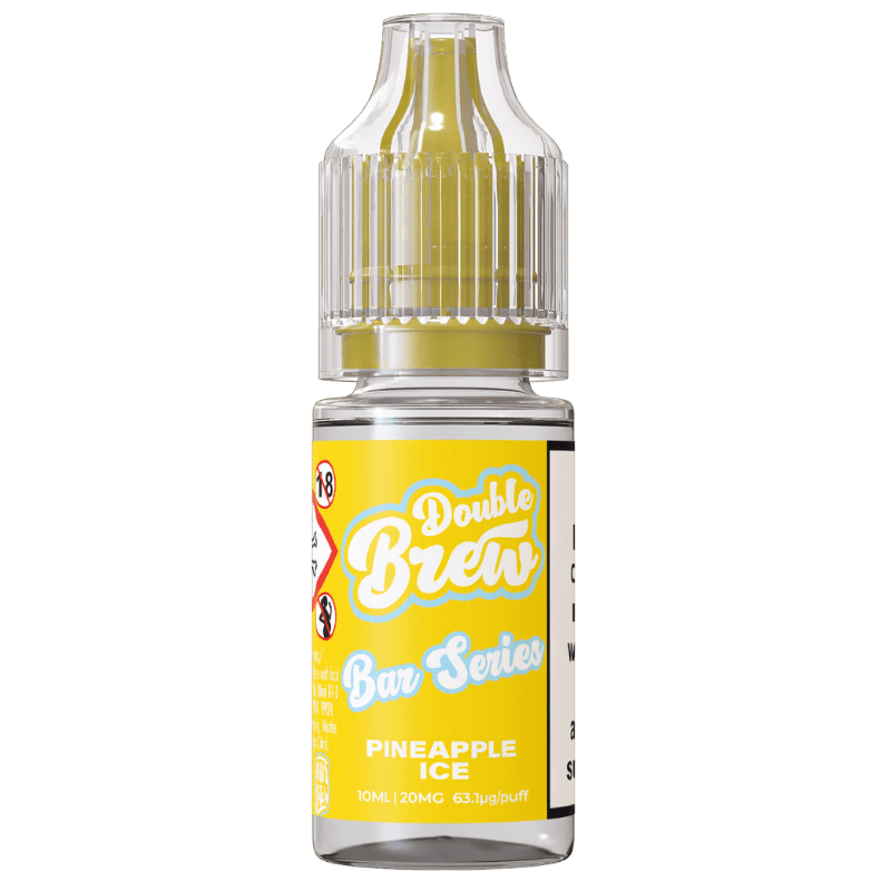 OHM BREW DOUBLE BREW PINEAPPLE ICE ICE 10ML NIC SALT E - LIQUID - Super E - cig