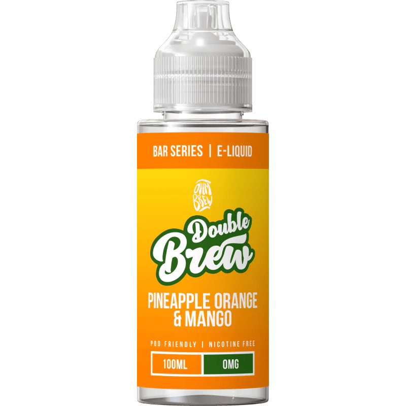 OHM BREW DOUBLE BREW PINEAPPLE ORANGE & MANGO 100ML SHORTFILL E - LIQUID - Super E - cig