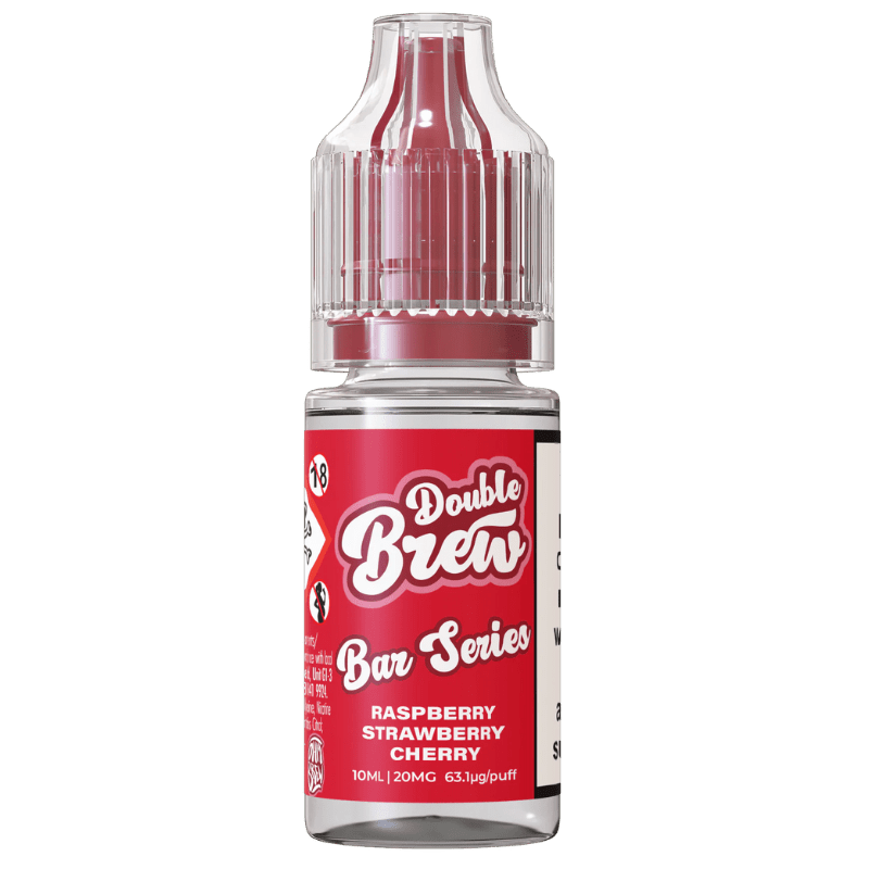 OHM BREW DOUBLE BREW RASPBERRY STRAWBERRY CHERRY 10ML NIC SALT E - LIQUID - Super E - cig