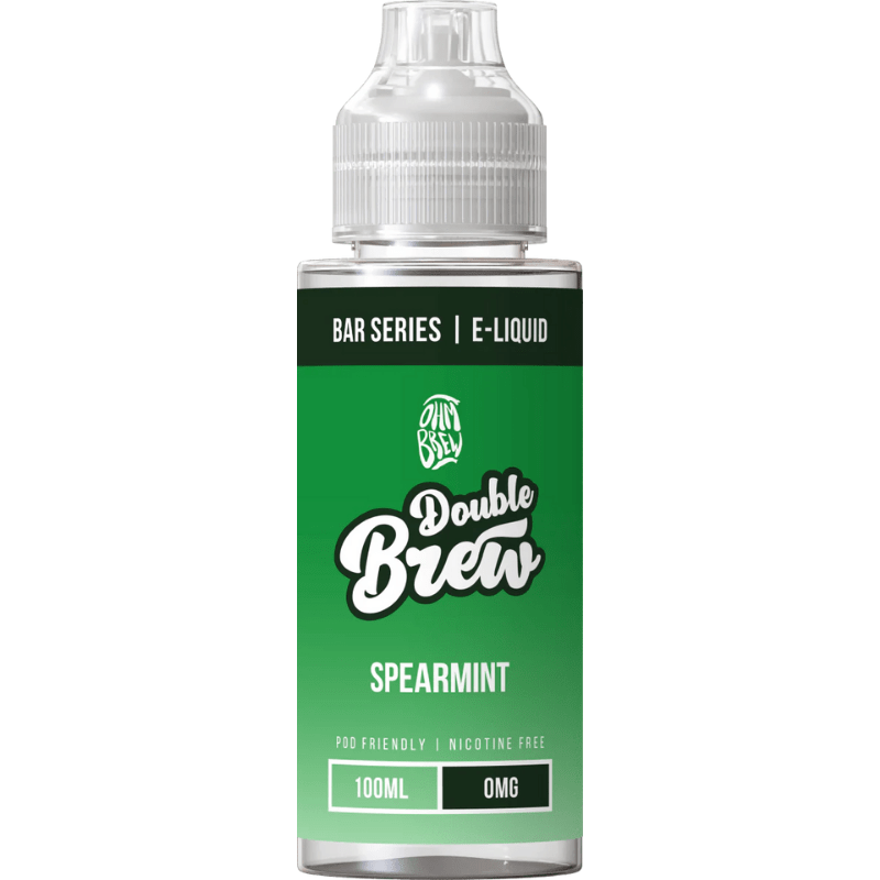 OHM BREW DOUBLE BREW SPEARMINT 100ML SHORTFILL E - LIQUID - Super E - cig