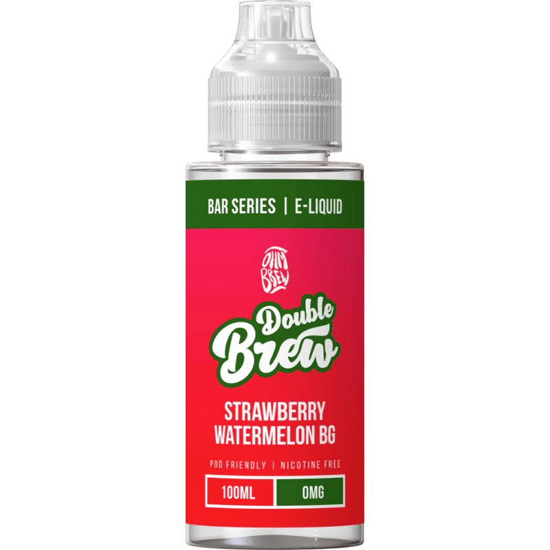 OHM BREW DOUBLE BREW STRAWBERRY WATERMELON BG 100ML SHORTFILL E - LIQUID - Super E - cig