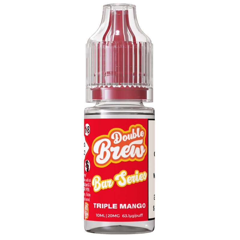 OHM BREW DOUBLE BREW TRIPLE MANGO 10ML NIC SALT E - LIQUID - Super E - cig