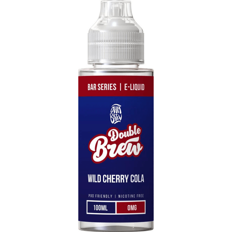OHM BREW DOUBLE BREW WILD CHERRY COLA 100ML SHORTFILL E - LIQUID - Super E - cig