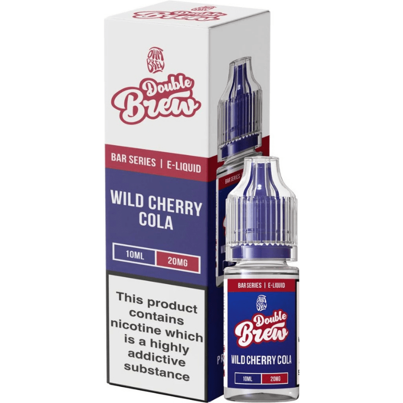 OHM BREW DOUBLE BREW WILD CHERRY COLA 10ML NIC SALT E - LIQUID - Super E - cig