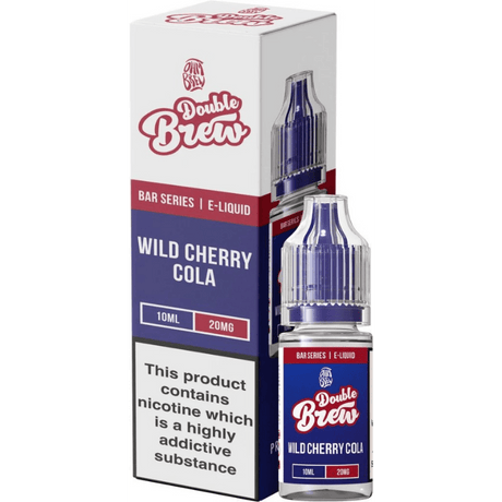 OHM BREW DOUBLE BREW WILD CHERRY COLA 10ML NIC SALT E - LIQUID - Super E - cig