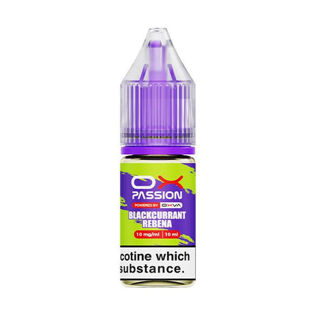 OX PASSION BLACKCURRANT SQUASH 10ML NIC SALT E - LIQUID - Super E - cig