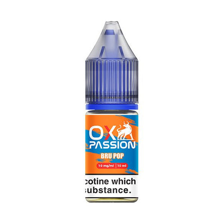 OX PASSION BRU POP 10ML NIC SALT E - LIQUID - Super E - cig
