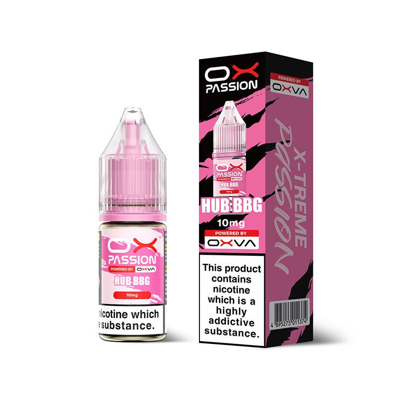 OX PASSION HUB BBG 10ML NIC SALT E-LIQUID - 10MG