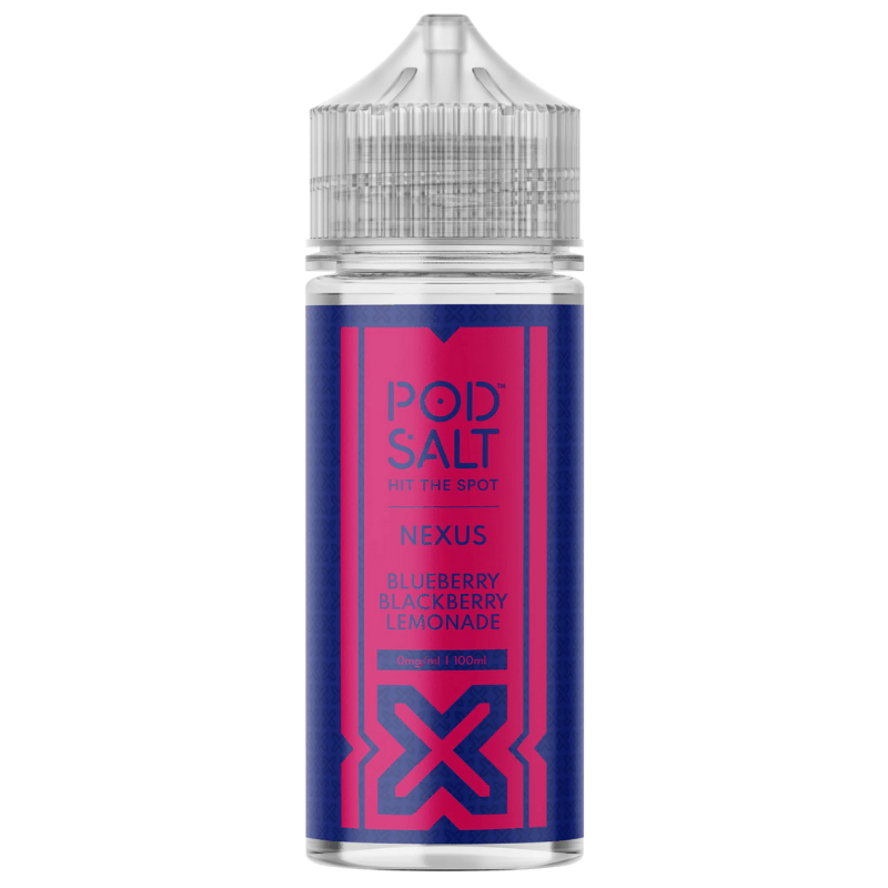 POD SALT NEXUS BLUEBERRY BLACKBERRY LEMONADE 100ML SHORTFILL E - LIQUID - Super E - cig