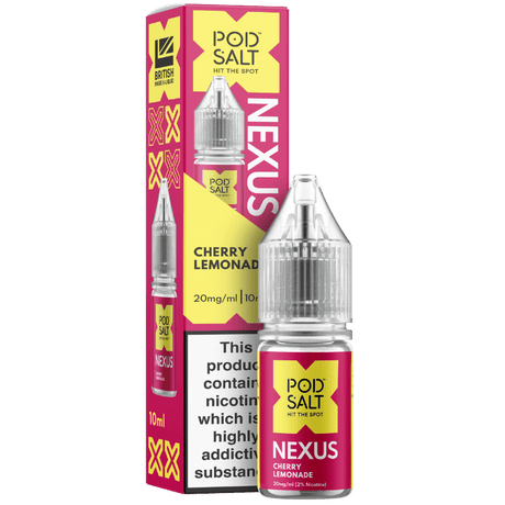 POD SALT NEXUS CHERRY LEMONADE 10ML NIC SALT E - LIQUID - Super E - cig