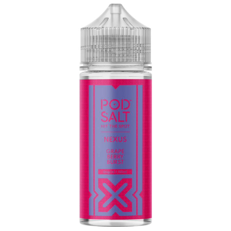 POD SALT NEXUS GRAPE BERRY BURST 100ML SHORTFILL E - LIQUID - Super E - cig