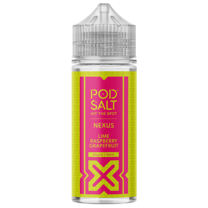 POD SALT NEXUS LIME RASPBERRY GRAPEFRUIT 100ML SHORTFILL E - LIQUID - Super E - cig
