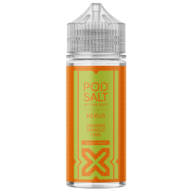 POD SALT NEXUS ORANGE MANGO LIME 100ML SHORTFILL E - LIQUID - Super E - cig