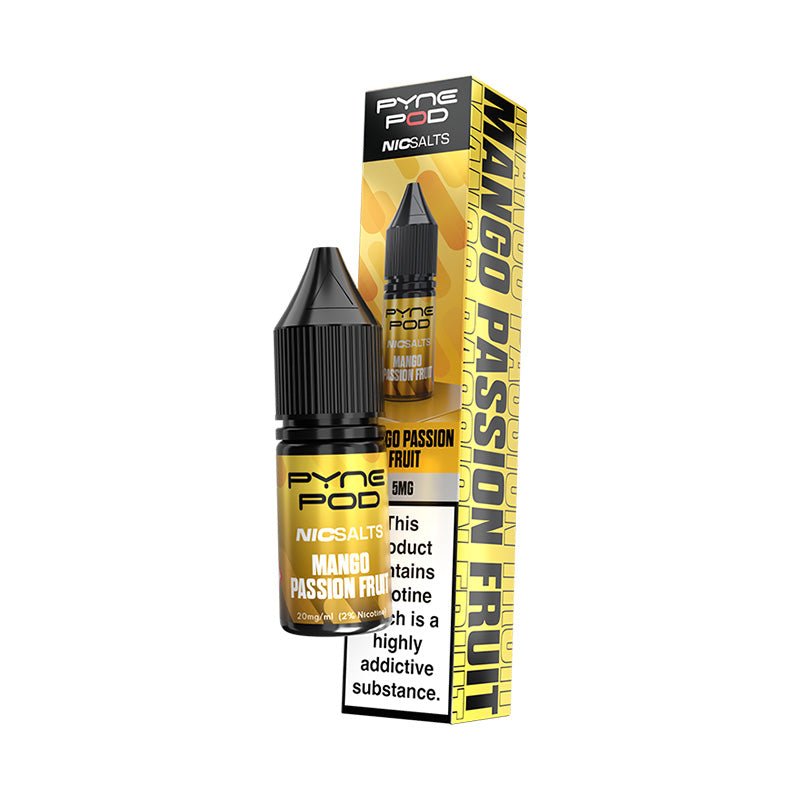 PYNE POD MANGO PASSION FRUIT 10ML NIC SALT E-LIQUID - 5MG