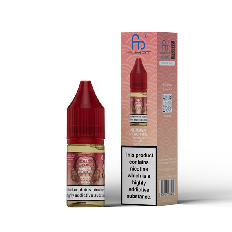 RANDM 7000 SUMMER PEACH ICE 10ML NIC SALT E - LIQUID - Super E - cig