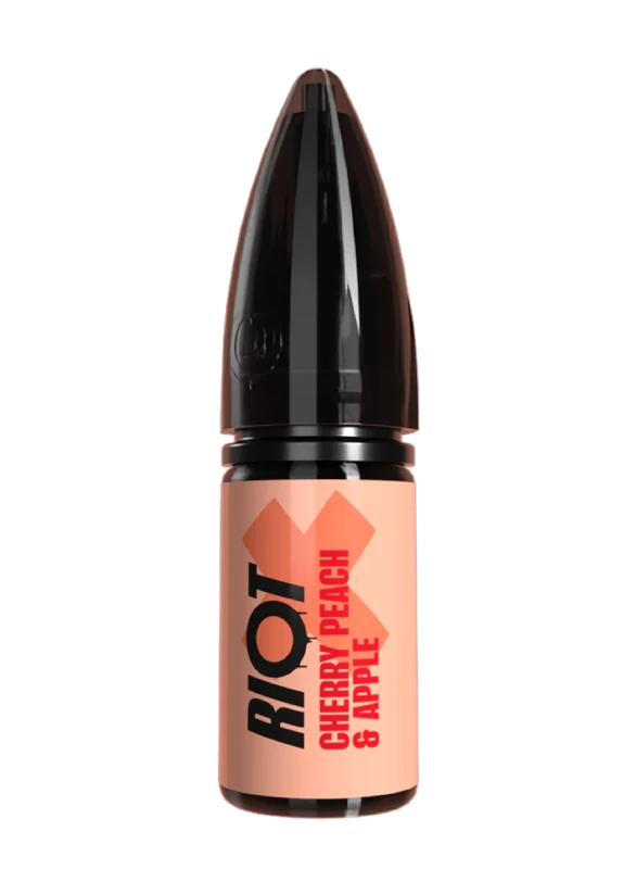 RIOT X CHERRY PEACH APPLE 10ML NIC SALT E - LIQUID - Super E - cig