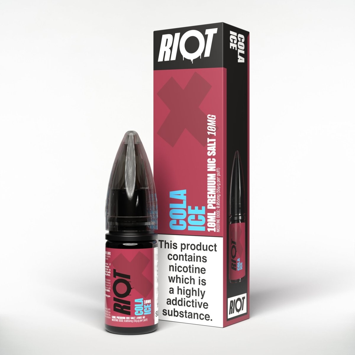 RIOT X COLA ICE 10ML NIC SALT E - LIQUID - Super E - cig