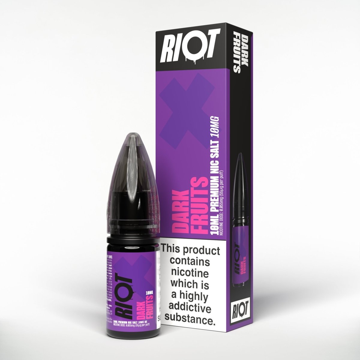 RIOT X DARK FRUITS 10ML NIC SALT E - LIQUID - Super E - cig