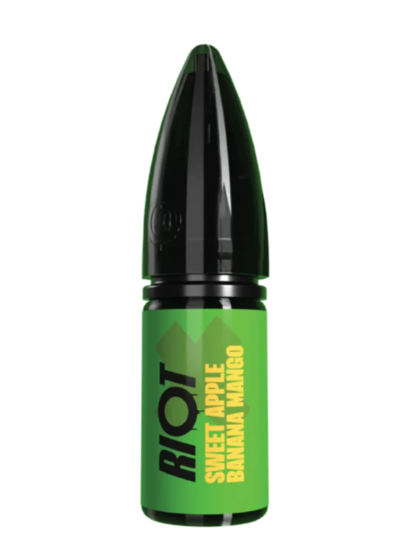 RIOT X SWEET APPLE BANANA MANGO 10ML NIC SALT E-LIQUID - Super E-cig