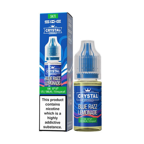 SKE - 10ML CRYSTAL ORIGINAL BLUE RAZZ LEMONADE NIC SALT E LIQUID - Super E-cig