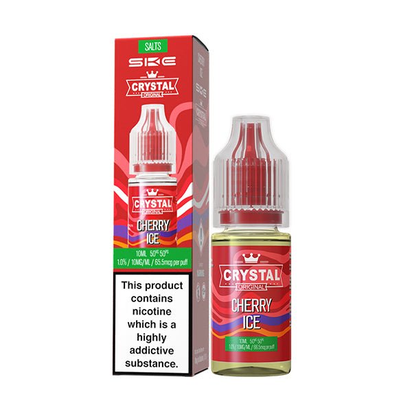 SKE - 10ML CRYSTAL ORIGINAL CHERRY ICE NIC SALT E LIQUID - Super E-cig