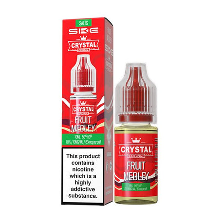 SKE - 10ML CRYSTAL ORIGINAL FRUIT MEDLEY NIC SALT E LIQUID - Super E-cig
