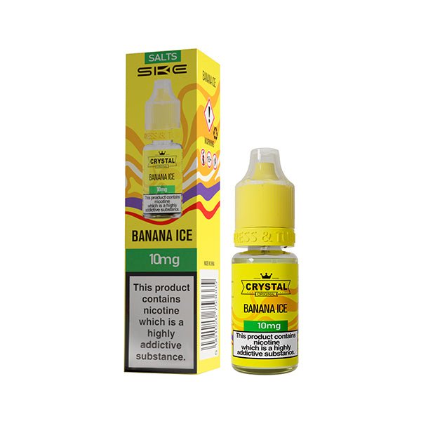 SKE CRYSTAL ORIGINAL BANANA ICE 10ML NIC SALT E - LIQUID - Super E - cig