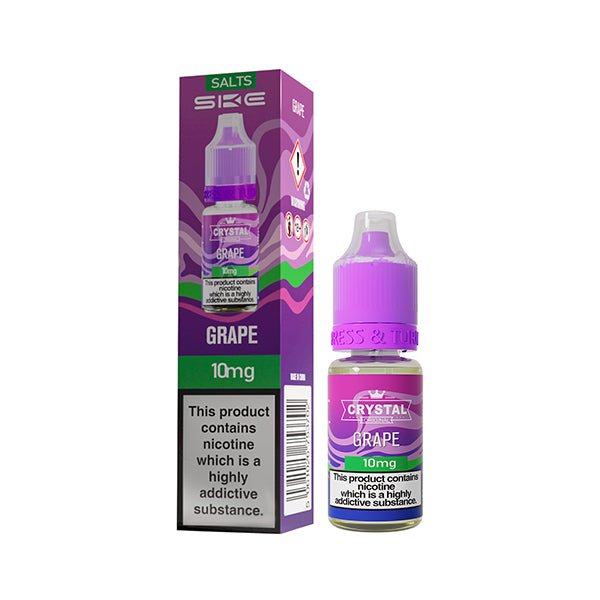 SKE CRYSTAL ORIGINAL GRAPE 10ML NIC SALT E - LIQUID - Super E - cig